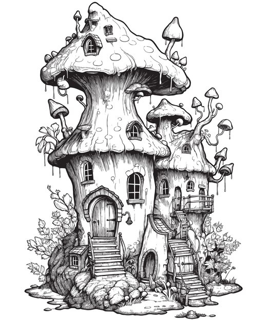 Page easy house coloring page images
