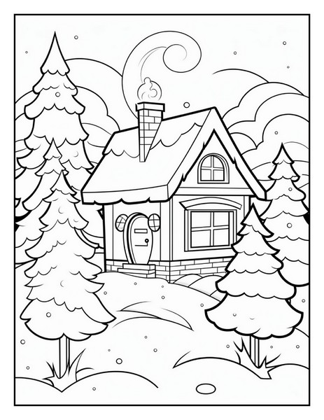 Christmas coloring pages