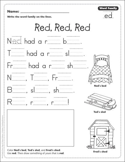 Red red red word family