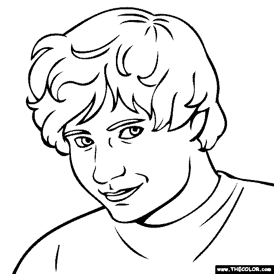 Ed sheeran coloring page ed sheeran coloring