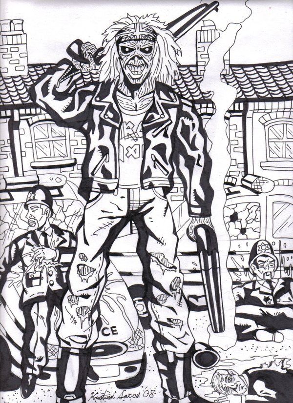 Eddie by kristiano eddie iron maiden maiden