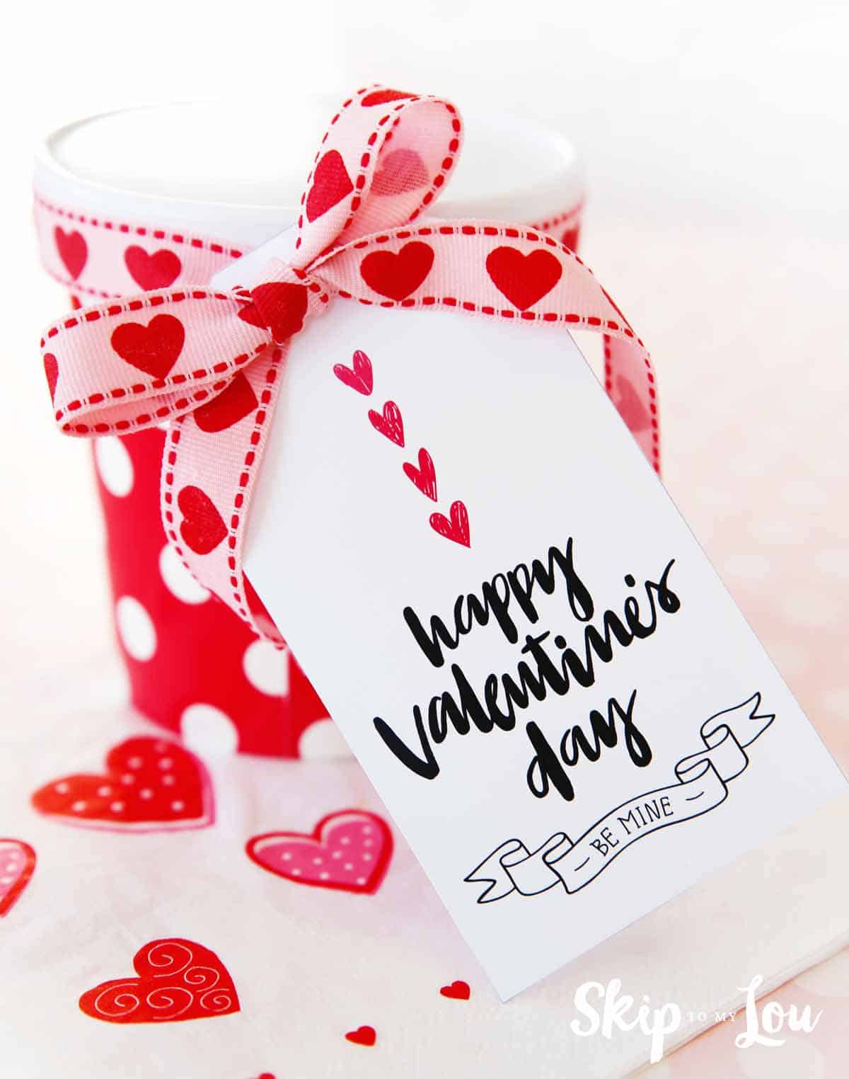 Happy valentines day gift tags skip to my lou