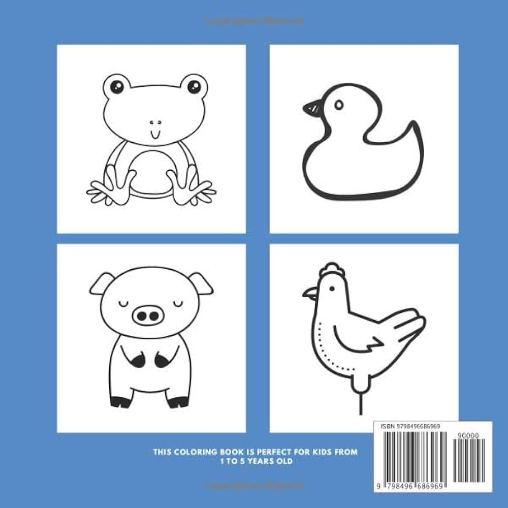 Colorg book for toddlers