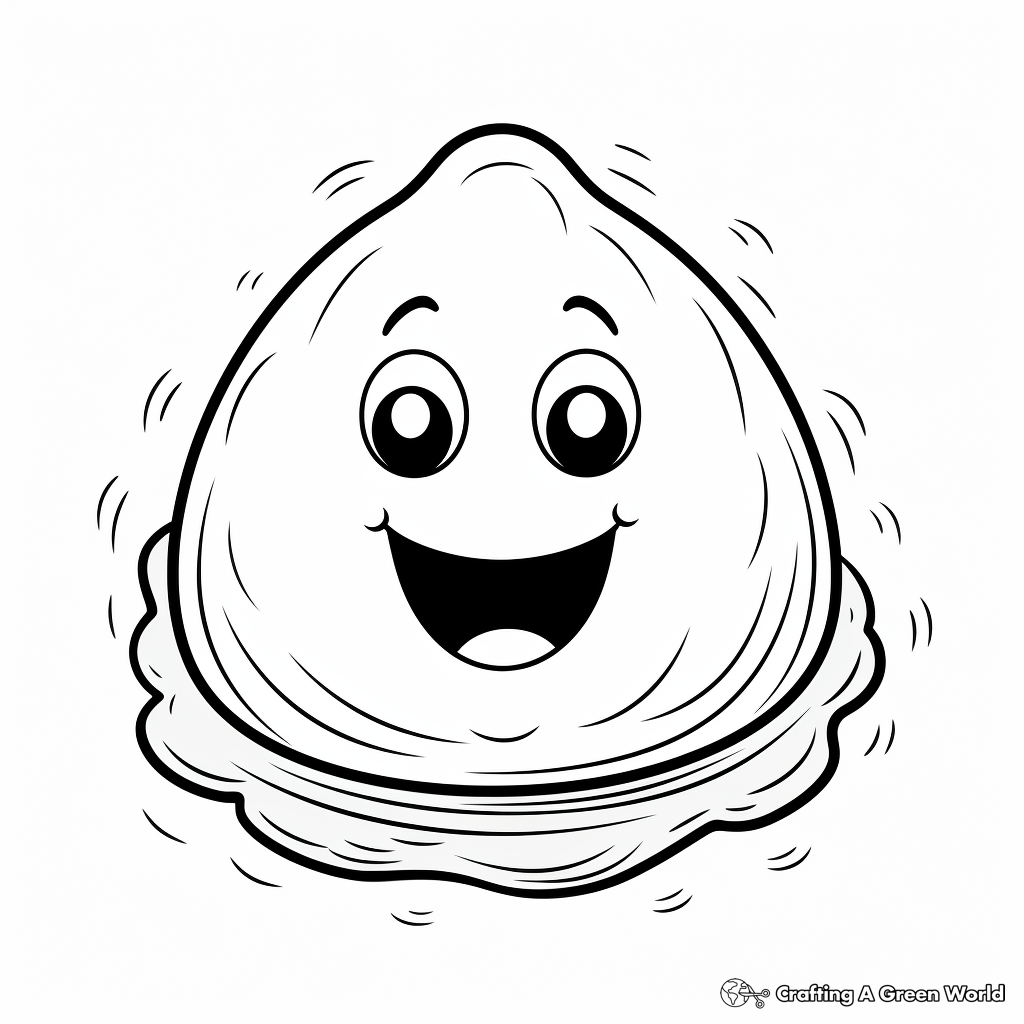 Fried egg coloring pages