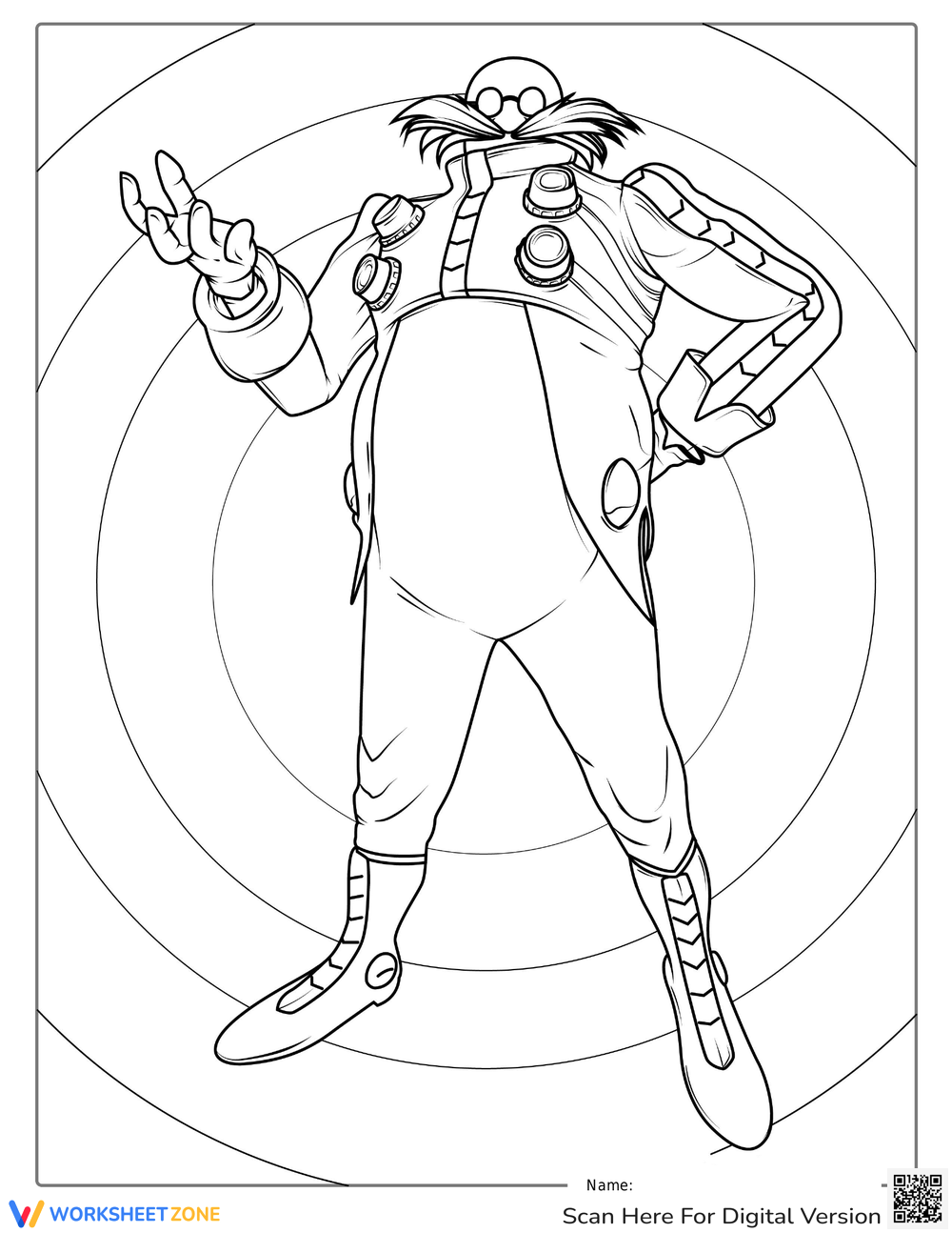 Free printable sonic coloring pages for kids