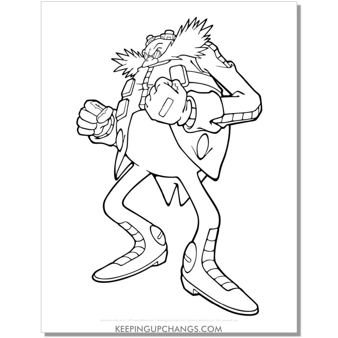 Free sonic the hedgehog coloring pages popular printables