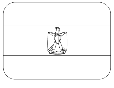 Flag of egypt emoji coloring page free printable coloring pages