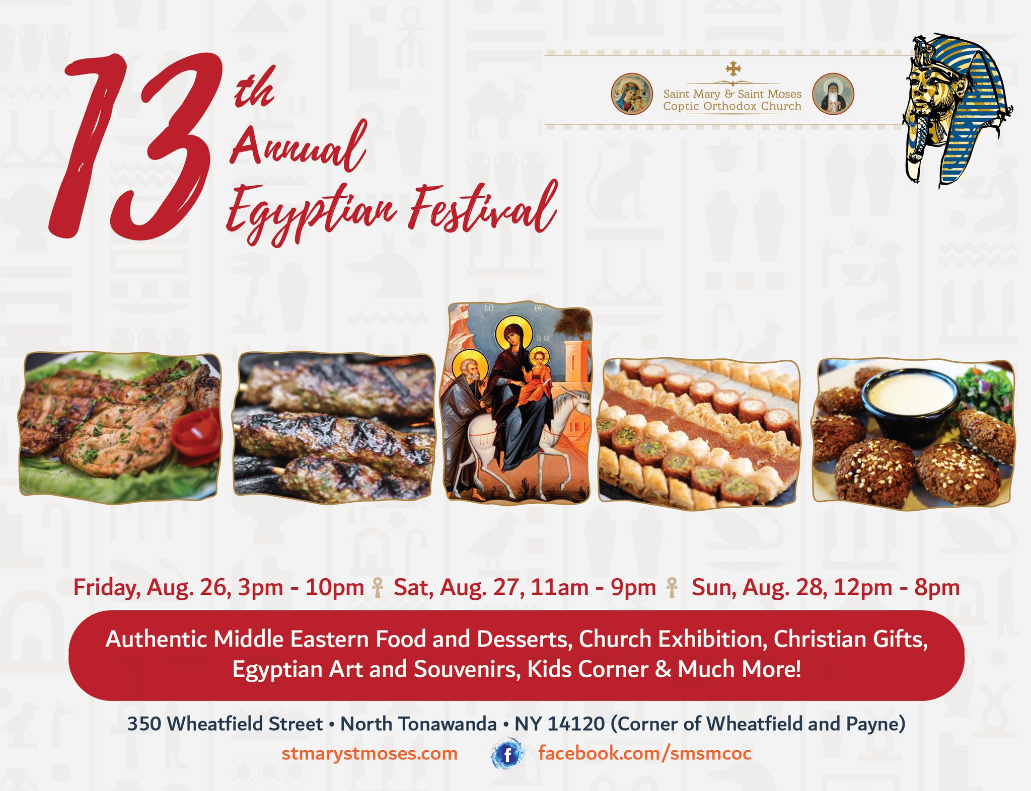 Th annual st marys egyptian festival