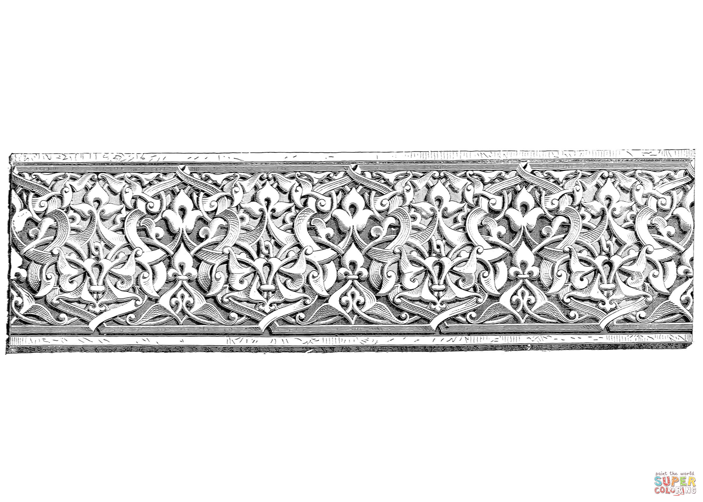 Ancient egyptian ornament coloring page free printable coloring pages
