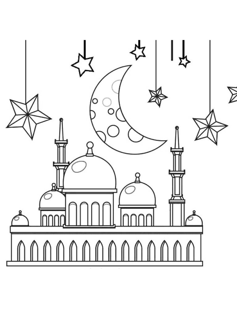Eid al fitr coloring pages