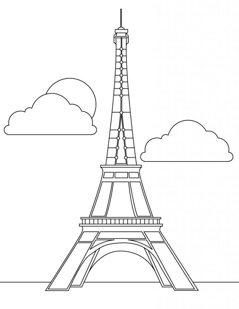 Free printable eiffel tower coloring pages for kids eiffel tower pictures france eiffel tower eiffel tower