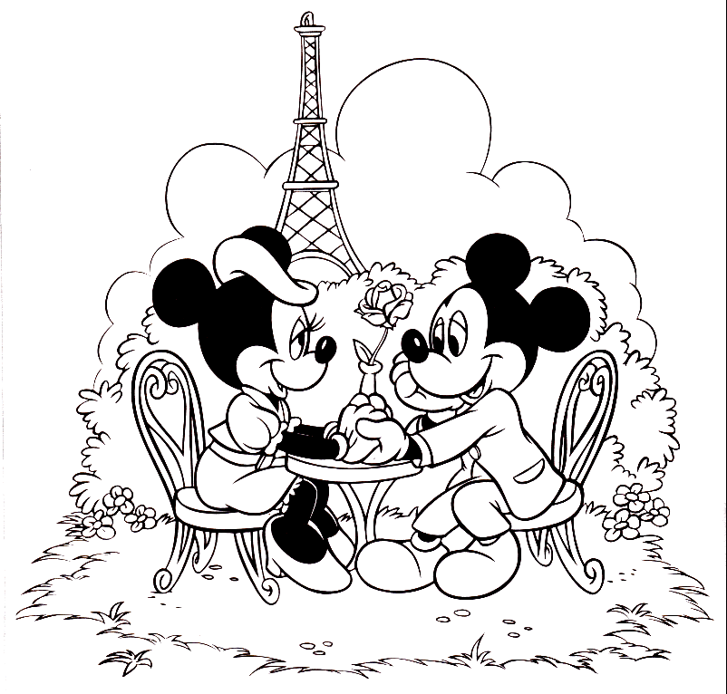 Disney coloring pages paris st valentines colouring picture disney