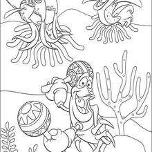 The little mermaid coloring pages