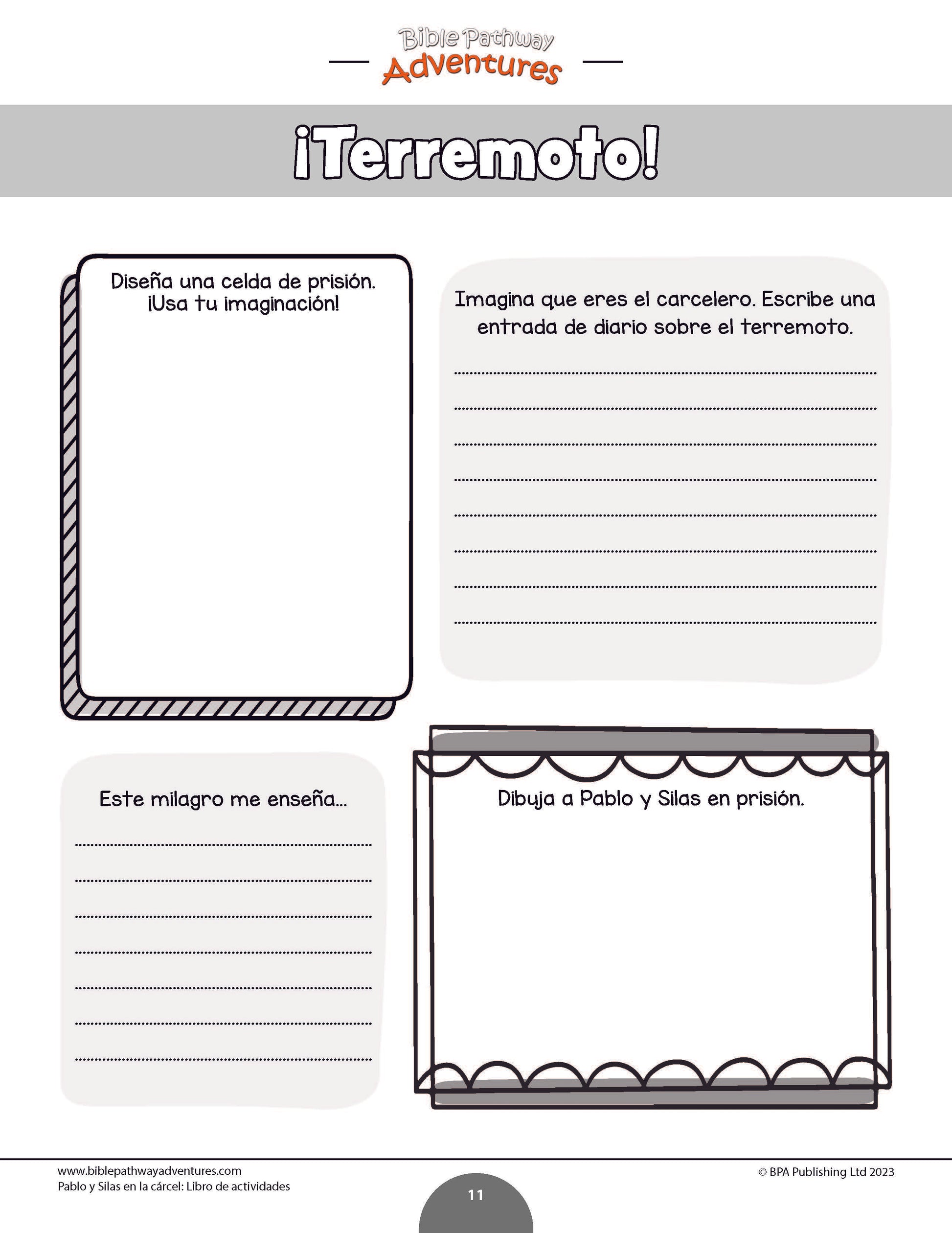 Pablo y silas en la cãrcel libro de actividades pdf â bible pathway adventures