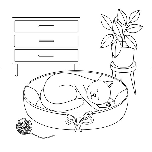 Imãgenes fotos de stock objetos en d y vectores sobre coloring page sleep