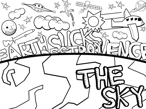 Dibujo de el cielo para colorear dibujos para colorear imprimir gratis