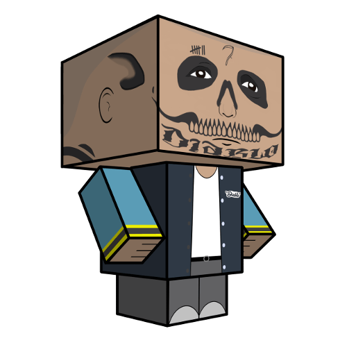 El diablo paper toy free printable papercraft templates