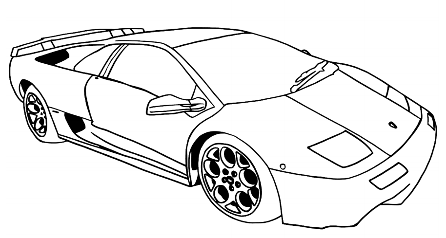 Coloring pages lamborghini diablo coloring pages