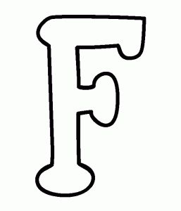Letter f coloring pages alphabet letters to print letter stencils printables letter stencils