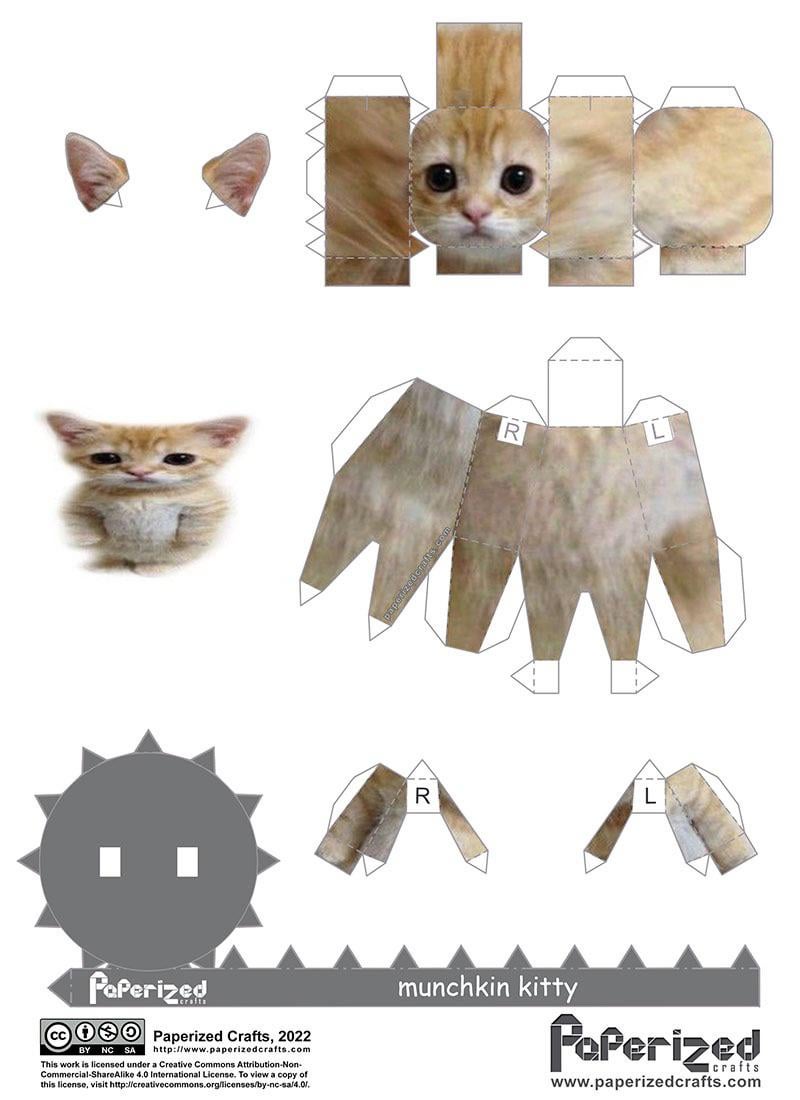 For anyone wanting to make the el gato cat cutout very cute and convenient to have a small friend around just print and cut out then glue rcats