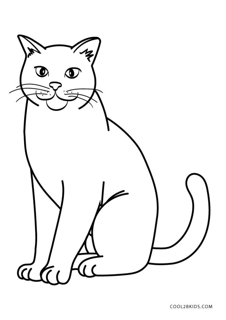 Free printable cat coloring pages for kids cat coloring page cat coloring book cat sketch