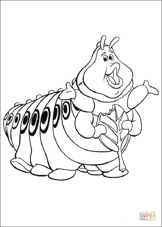 Dibujo de el gusano heimlich para colorear dibujos para colorear imprimir gratis