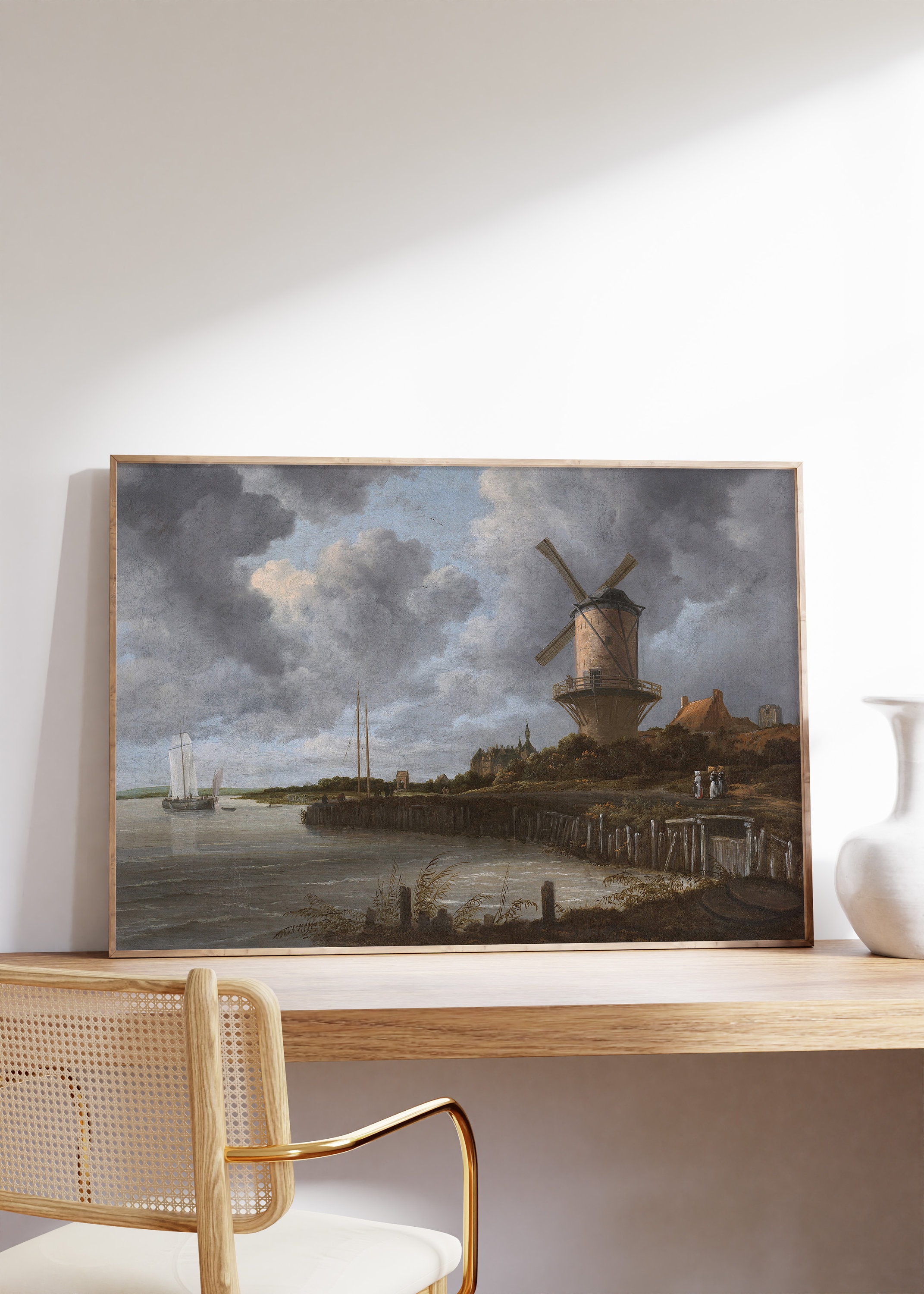 Buy jacob van ruisdael the windmill at wijk bij duurstede online in india