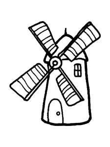 Molino colouring pages windmill windmill drawing