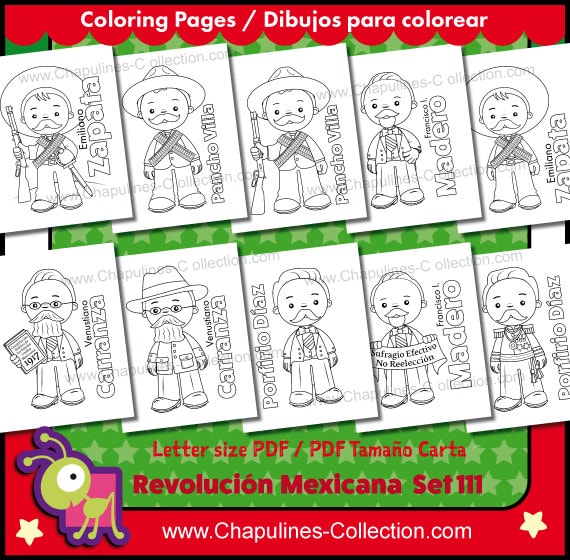 Mexican revolution day clipart black and white and coloring pages mãxico clipart school clipart november th set