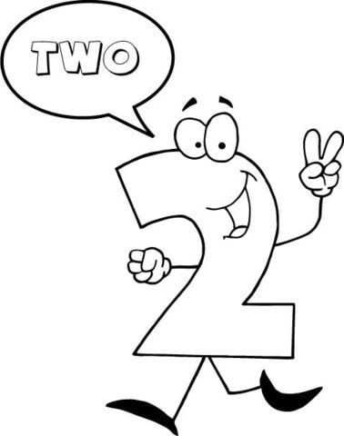 El nãºmero se dice dos dibujo para colorear categorãas nãºmeros de dibujos animâ free printable numbers free printable coloring pages printable coloring pages
