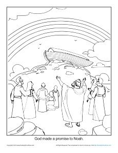 Noah coloring page
