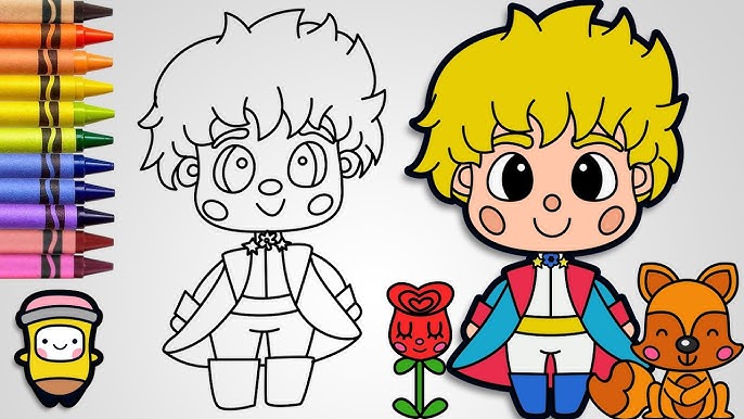 Aprendemos a dibujar al principito y al zorro en la lunaðððððð