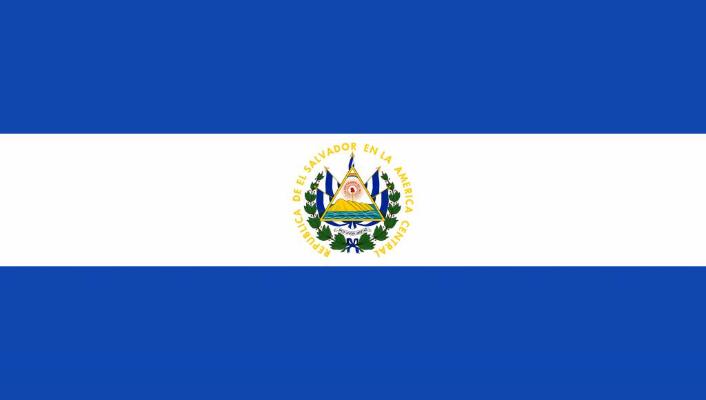 El salvador flag coloring