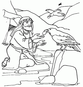 Kids craft elijah and the ravens hooked on the book pãginas de colorir da bãblia artanatos da histãria da bãblia artanatos bãblicos