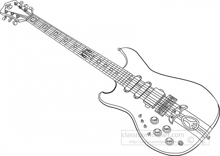 Music outline clipart