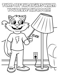 Coloring pages â burlington electric department