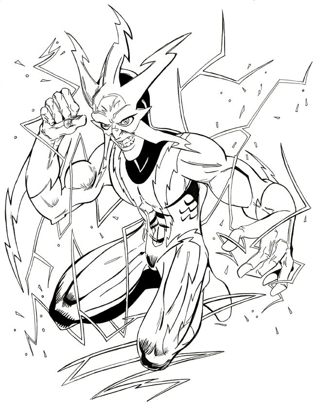 Electro inks by kileybeecherdeviantart on deviantart ics artwork marvel electro inks
