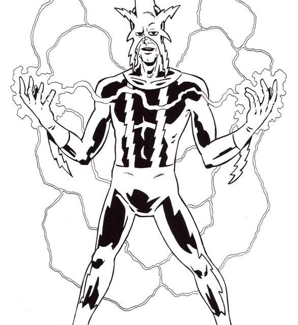 Coloring pages electro printable for kids adults free