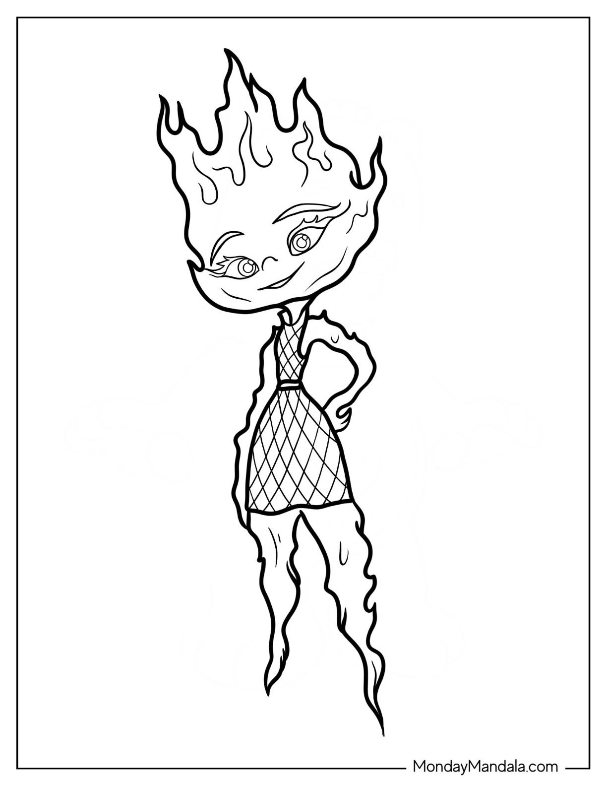 Elemental coloring pages free pdf printables