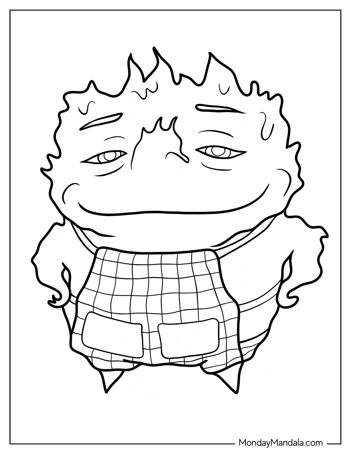 Elemental coloring pages free pdf printables