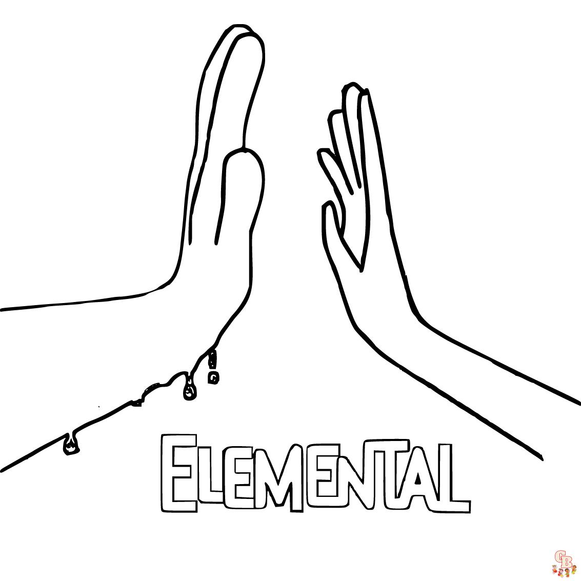 The best free printable movie elemental coloring pages