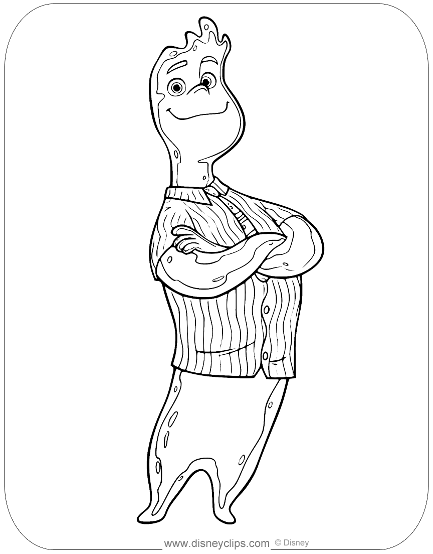Free printable elemental coloring pages in pdf
