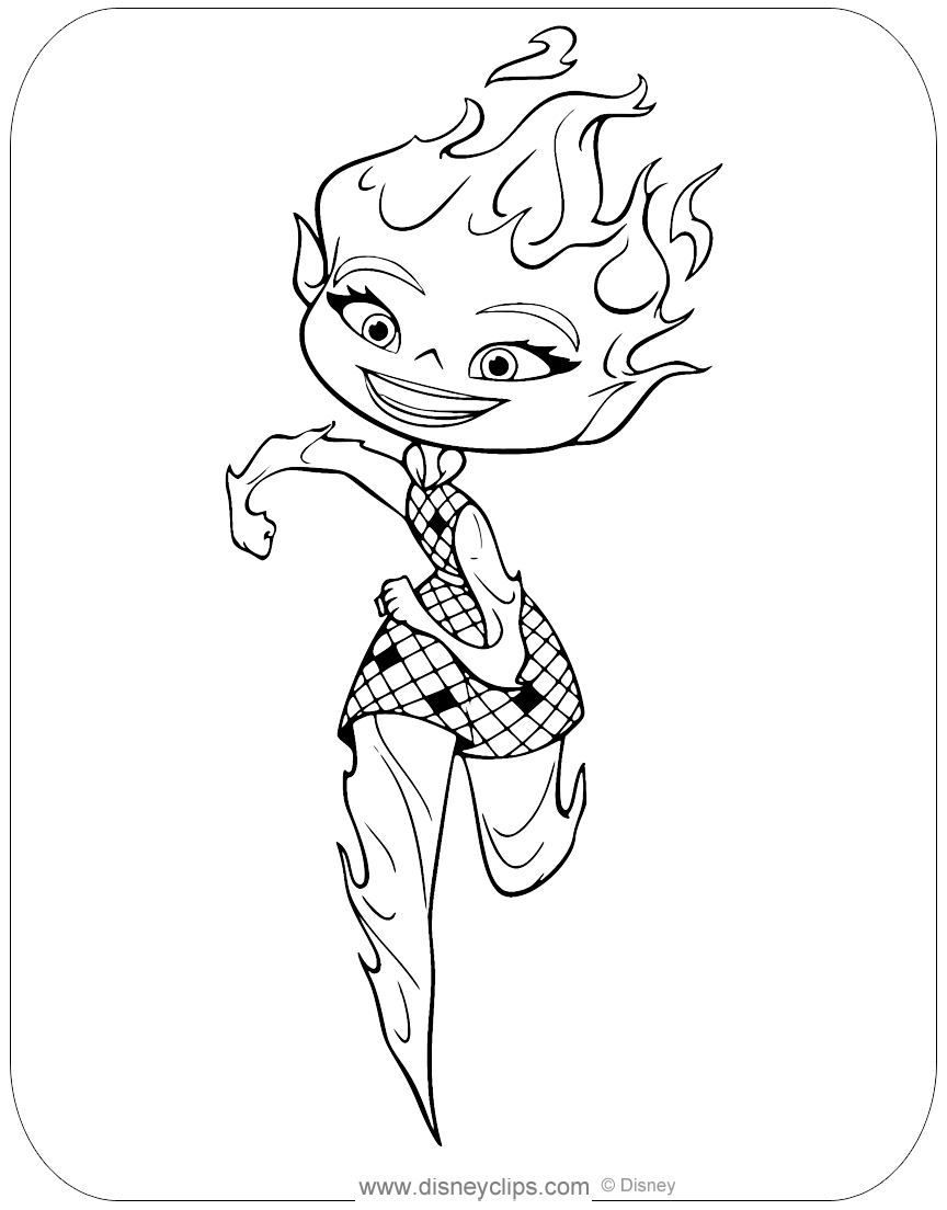 Free printable elemental coloring pages in pdf