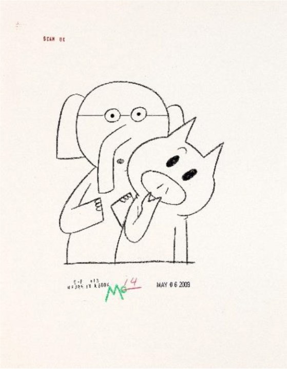 Muscatine art center presents mo willems exhibition elephant piggie in we are art