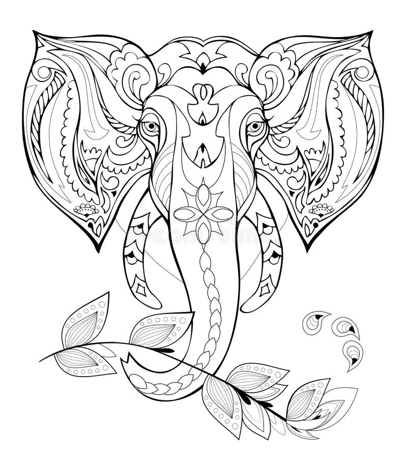 Embroidery pattern elephant stock illustrations â embroidery pattern elephant stock illustrations vectors clipart