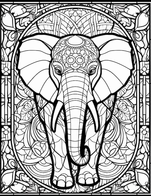 Page elephant mandala coloring pages printable images