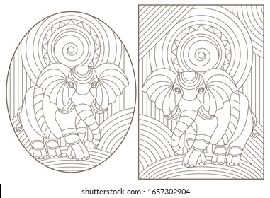 Stained glass elephant images stock photos d objects vectors