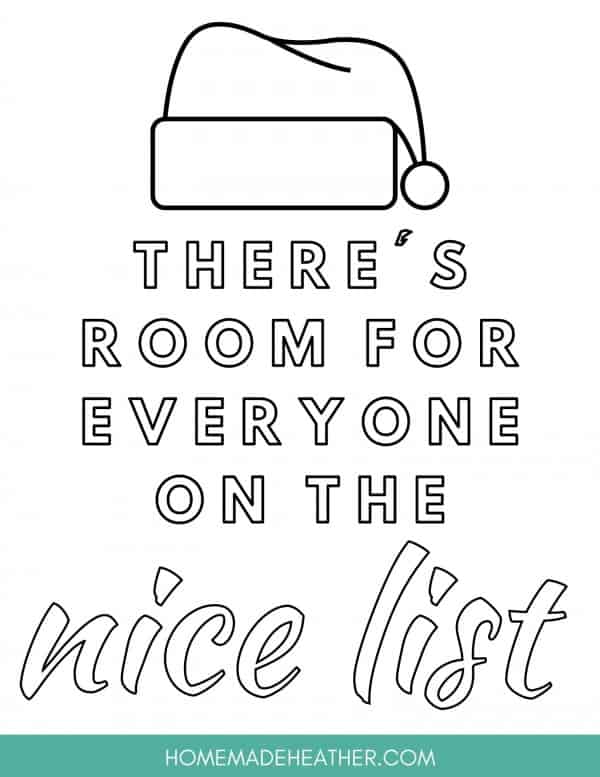 Free elf printable coloring pages homemade heather