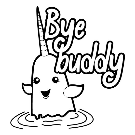 Bye buddy mug by