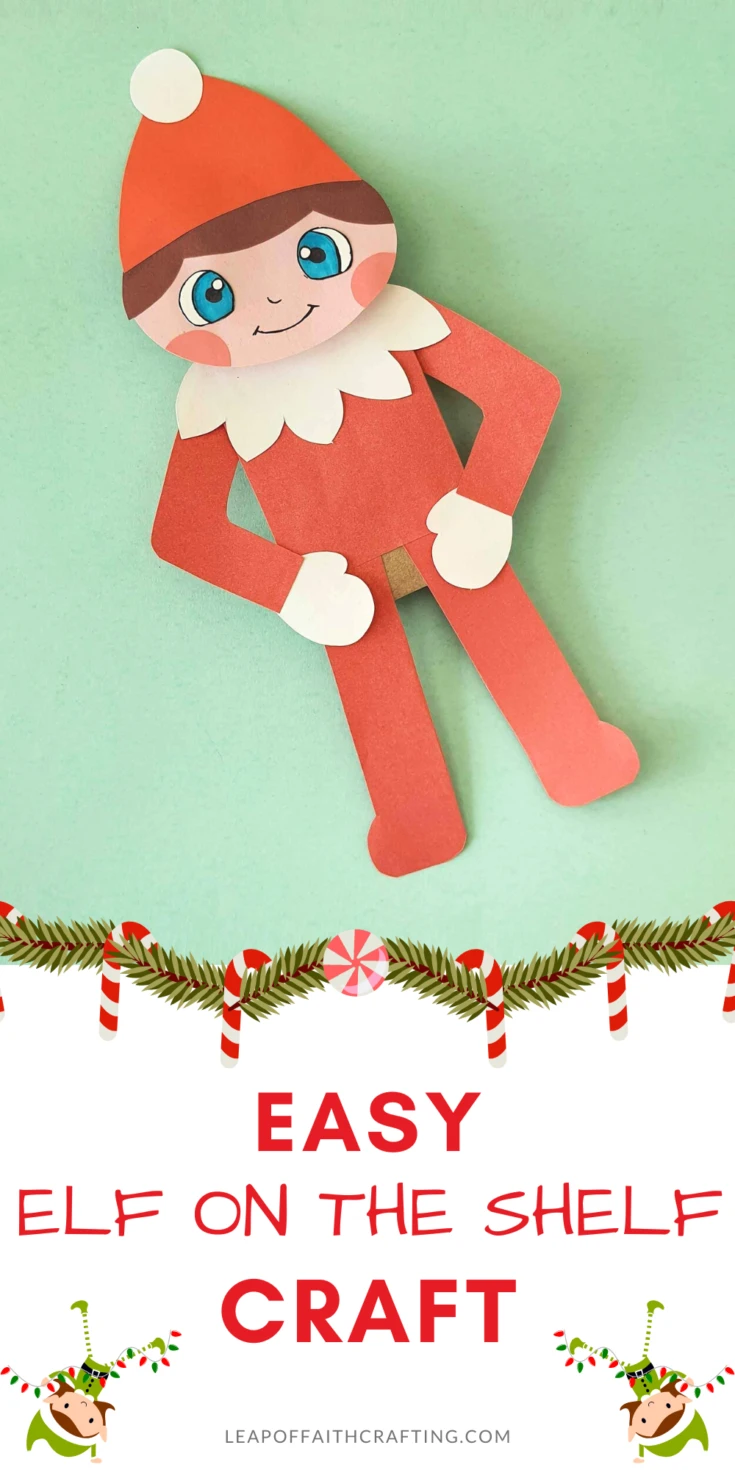 Elf on the shelf craft diy free puppet template